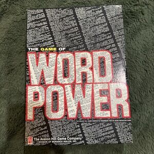 Word Power Board‎ Game Avalon Hill 1967 NEW Read